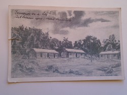 D184273 old postcard student colony tahi p 1937