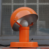 Bauhaus - Art deco "gombalámpa" felújítva - narancssárga