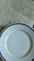 Zsolnay kék csíkos tányér hibátlan