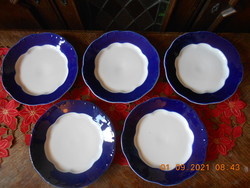 Zsolnay Pompadour alapmázas lapos tányérok