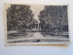 D184281 old postcard with keszthely -helicone memorial grove part p1937