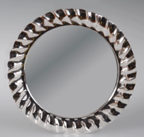 Silver round tray (gs31)