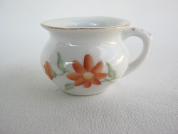 Aquincum porcelain floral mini mug jar