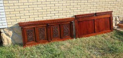 Old German carved French headboards 2 pcs.
