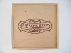 Gerbeaud budapest wooden box