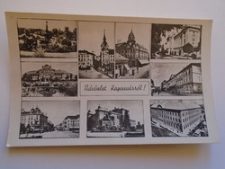 D184359 old postcard from Kaposvár c1950