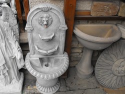 Greek style terrace balcony wall fountain 108cm frost-resistant artificial stone fountain bubbling sculpture