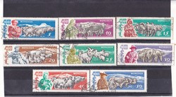 Mongolia commemorative stamps 1961