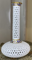 From one forint - antique fischer emil porcelain decorative vase or candle holder # 1