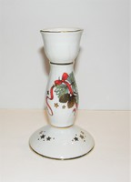 Karácsonyi gyertyatartó I.o. Hollóházi porcelán