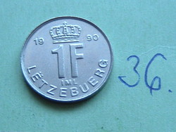 Luxembourg 1 franc 1990 iml 36.