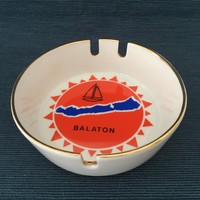 Zsolnay retro ash, ashtray, Balaton