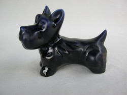 Fim budapest blue glazed ceramic dog