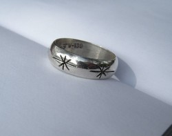 Régi, mexikói csillagos ezüst gyűrű - 1 Ft-os aukciók!