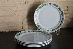 Alföldi zöld magyaros 26 cm-es lapos tányérok