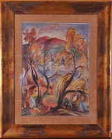 Csabai Wágner Józsefnek tulajdonítva (magyar, 1888-1967) Ősz
