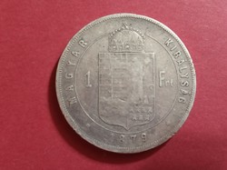 Ferenc József .900 ezüst 1 forint 1879 KB