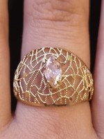 14K arany csipke gyűrű