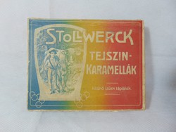 Stollwerck cream caramels in paper box