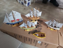 Modell hajók fából
