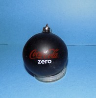 Coca-Cola Zero gömb karácsonyfadísz 6 cm (1)