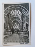 D184446     Régi képeslap SZEGED Fogadalmi templom 1940's
