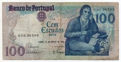Portugália 100 portugál Escudo, 1985