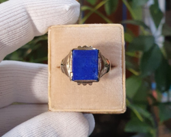 Lapisz Lazuli Arany Gyűrűben