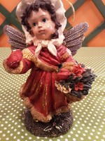 Különleges, nagy, karácsonyi angyal - dekoráció - karácsonyfadísz