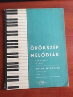 Örökszép Melódiák zongorára II. kötet kotta 75oldal