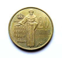 MONACO - 20 Cent – 1974 - Forgalmi érme