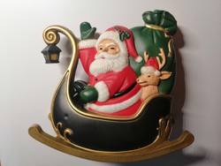 Elemes karácsonyi dekoráció, Mikulás szánkó