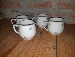 Old Czechoslovakian porcelain mug 4 pieces in one