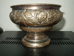 Antik ezüst cukortartó és váza 155 gramm