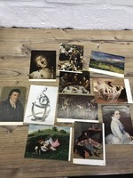 Művészeti témájú képeslapok levelezőlapok Színyei, Martyn, Munkácsi stb