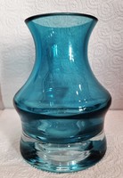 Retro Riihimaki - Tamara Aladin design kék üveg váza