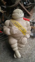Ritka Michelin Reklám Baba Retró Garázs bábú  Loft műhely dísz Industrial vas