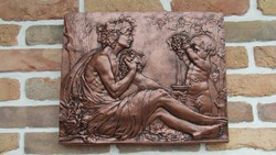 Az ifjú Bacchust ábrázoló kőtábla, relief,