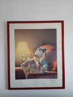 Disney litografia Bécsben kiállított darab volt