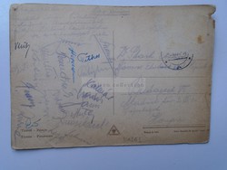 G21.707  VASAS  FC - Albániából küldött autográf képeslapja 1952 Bundzsák,Csordás, Titkos, Kalmár