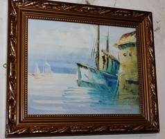 Painting in a beautiful frame 644