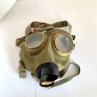 Régi katonai gázálarc - militária - háború - Gasmaske