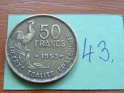 FRANCIA 50 FRANCS FRANK 1953 KAKAS 43.