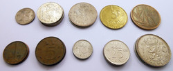 1 forintról! Pénz érme pénzérme belga frank és holland gulden nincs minimálár