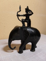 Antik bronz elefánt szobor