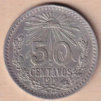 Ezüst 50 Cent Mexikó