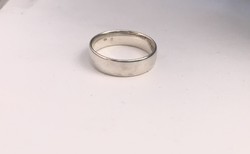 Silver hoop ring