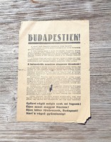 1944 leaflet in Hungarian