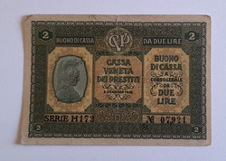 Olaszország 2 Lira 1918 F.