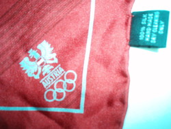 Vintage Olympic real silk scarf